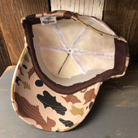 Hermosa Beach LIFEGUARD TOWER Camo Winter All Foam Cap Hat - Sand Camo Full