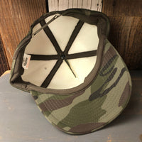 Hermosa Beach WOODIE Camo Winter All Foam Cap Hat - Forest Camo/Olive