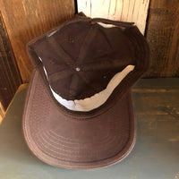 WILDERNESS TREE (Midnight) Vintage Washed Seams Dad Hat - Brown