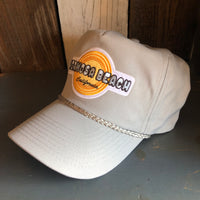 Hermosa Beach HIGH HEAT 5-Panel Polyester Golf Cap - Grey/Grey Braid