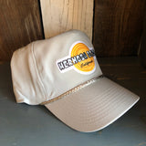 Hermosa Beach HIGH HEAT 5-Panel Polyester Golf Cap - Grey/Grey Braid