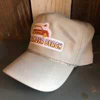 Hermosa Beach WOODIE 5-Panel Polyester Golf Cap - Grey/Grey Braid