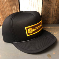 Hermosa Beach AS REAL AS THE STREETS Winter All Foam Cap Hat - Black