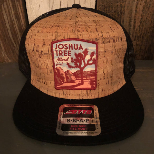 JOSHUA TREE NATIONAL PARK - Premium Cork Trucker Hat (Black)