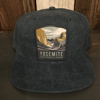 Yellowstone National Park - 6 Panel Mid Profile Baseball Cap - Dark Green