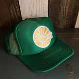 Hermosa Beach CLASSIC LOGO High Crown Trucker Hat - Kelly Green