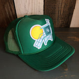 Hermosa Beach LIFEGUARD TOWER High Crown Trucker Hat - Kelly Green