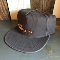 Hermosa Beach HERMOSA AVE - 5 Panel Low Profile Style Dad Hat - Charcoal Grey