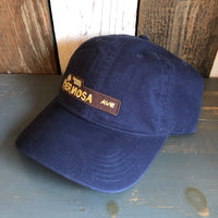 Hermosa Beach HERMOSA AVE 6 Panel Low Profile Style Dad Hat - Navy