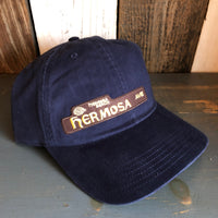 Hermosa Beach HERMOSA AVE 6 Panel Low Profile Style Dad Hat - Navy