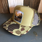 Rocky Mountain National Park Trucker Hat - CAMOUFLAGE Green/Light Loden/Green
