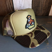 I THINK I LOVE YOU, SMOKEY BEAR Trucker Hat Trucker Hat - CAMOUFLAGE Green/Light Loden/Green