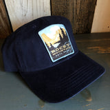 Rocky Mountain National Park 6 Panel Low Profile Style Dad Hat - Navy