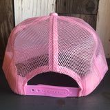 Hermosa Beach LIFEGUARD TOWER High Crown Trucker Hat - Pink