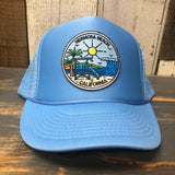 Hermosa Beach SHOREFRONT High Crown Summer Foam Front/Mesh Back - Columbia Blue