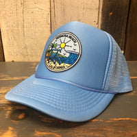 Hermosa Beach SHOREFRONT High Crown Summer Foam Front/Mesh Back - Columbia Blue