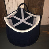 Hermosa Beach LIFEGUARD TOWER 5 Panel High Crown Nylon Baseball Cap - Navy