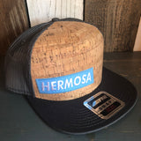 Hermosa Beach SUPREME HERMOSA Premium Cork Trucker Hat (Grey)
