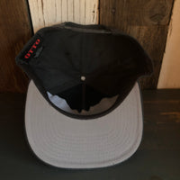 Hermosa Beach TUBULAR 5-Panel Mid Profile Snapback Hat - Heather Black