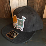 Hermosa Beach LIFEGUARD TOWER 5-Panel Mid Profile Snapback Hat - Heather Black