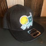 Hermosa Beach LIFEGUARD TOWER 5-Panel Mid Profile Snapback Hat - Heather Black