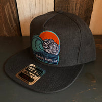 Hermosa Beach TUBULAR 5-Panel Mid Profile Snapback Hat - Heather Black