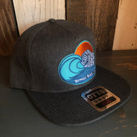 Hermosa Beach TUBULAR 5-Panel Mid Profile Snapback Hat - Heather Black