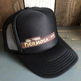 Hermosa Beach HERMOSA AVE Trucker Hat - Black