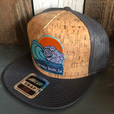 Hermosa Beach TUBULAR Premium Cork Trucker Hat (Grey)