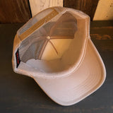 Hermosa Beach HERMOSA HILLS High Crown Trucker Hat - Khaki