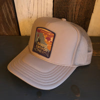 Grand Canyon National Park High Crown Trucker Hat (Khaki)