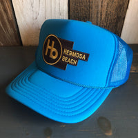 Hermosa Beach THE NEW STYLE Trucker Hat - Neon Blue