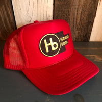 Hermosa Beach THE NEW STYLE High Crown Trucker Hat - Red