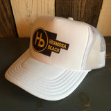 Hermosa Beach THE NEW STYLE High Crown Trucker Hat - White