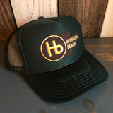 Hermosa Beach THE NEW STYLE High Crown Trucker Hat - Dark Green