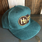 Hermosa Beach THE NEW STYLE 6 Panel Mid Profile Baseball Cap - Dark Green