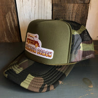 Hermosa Beach WOODIE Trucker Hat - Camouflage/Olive