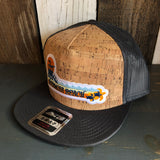 Hermosa Beach GOLDEN HOUR Premium Cork Trucker Hat (Grey)