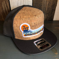 Hermosa Beach GOLDEN HOUR Premium Cork Trucker Hat (Grey)