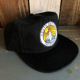 Hermosa Beach SOUTH BAY SURF (Multi Colored Patch) 5 Panel Low Profile Style Dad Hat - Black