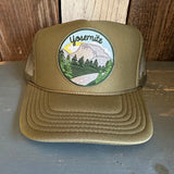 YOSEMITE NATIONAL PARK High Crown Trucker Hat - Olive