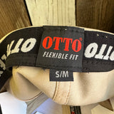 Hermosa Beach SURFING GRIZZLY BEAR :: OTTO FLEX 3030 PRO Baseball Hat - Khaki
