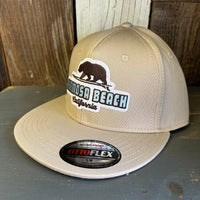 Hermosa Beach SURFING GRIZZLY BEAR :: OTTO FLEX 3030 PRO Baseball Hat - Khaki