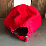 WILDERNESS TREE 6 Panel Low Profile Dad Hat - Red