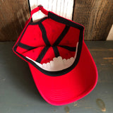 WILDERNESS TREE 6 Panel Low Profile Dad Hat - Red