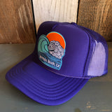 Hermosa Beach TUBULAR High Crown Trucker Hat - Purple