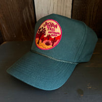 JOSHUA TREE NATIONAL PARK :: 5 panel Stone Washed Canvas 2-Tone - Moss/Moss Braid
