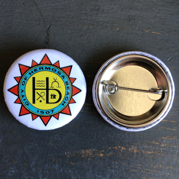 Hermosa Beach CITY SEAL - Pin Button (1.25")