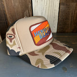 Hermosa Beach GOLF CARTS & YOGA PANTS Winter All Foam Cap Hat - Sand Camo/Sand Front