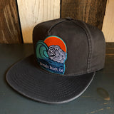 Hermosa Beach TUBULAR 5 Panel Low Profile Style Dad Hat - Charcoal Grey